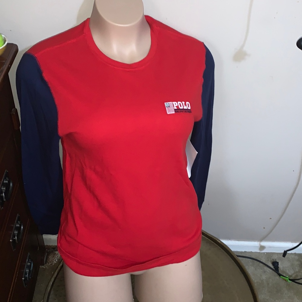 Polo Ralph Lauren Waffle Knit Thermal logo shirt